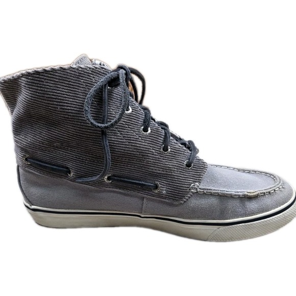 Sperry Top-Sider Women's Size 10 Betty Chukka‎ Boot Lace-Up Side Zipper Gray - Picture 6 of 11
